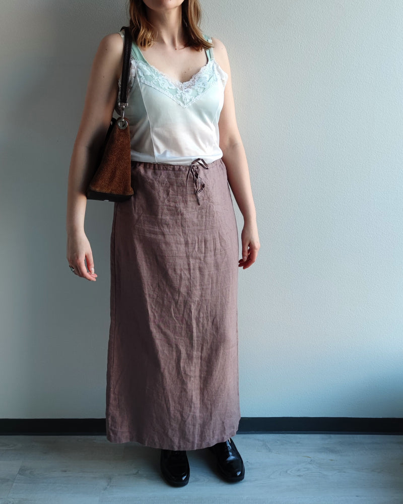 Vintage-hame pellavaa, M-L