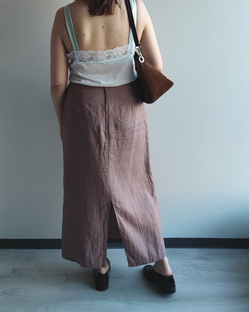 Vintage-hame pellavaa, M-L