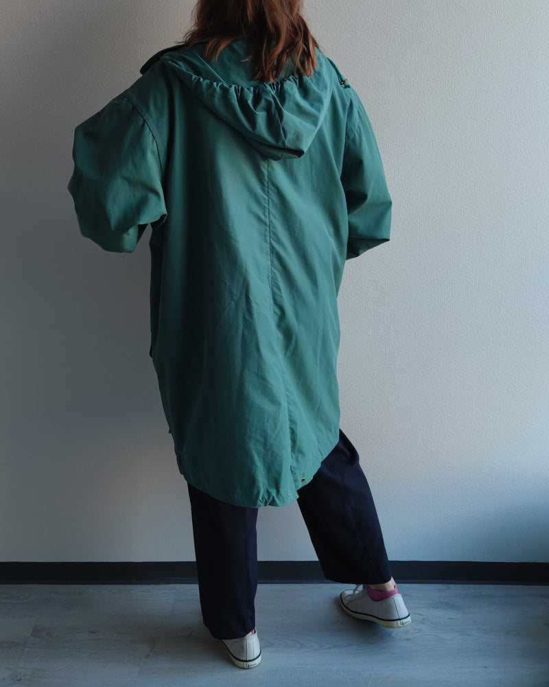 Sinivihreä vintage-takki, XL