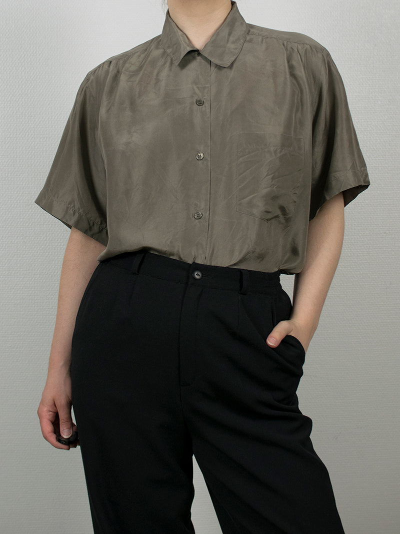 Savunharmaa vintage-silkkipaita, L-XL
